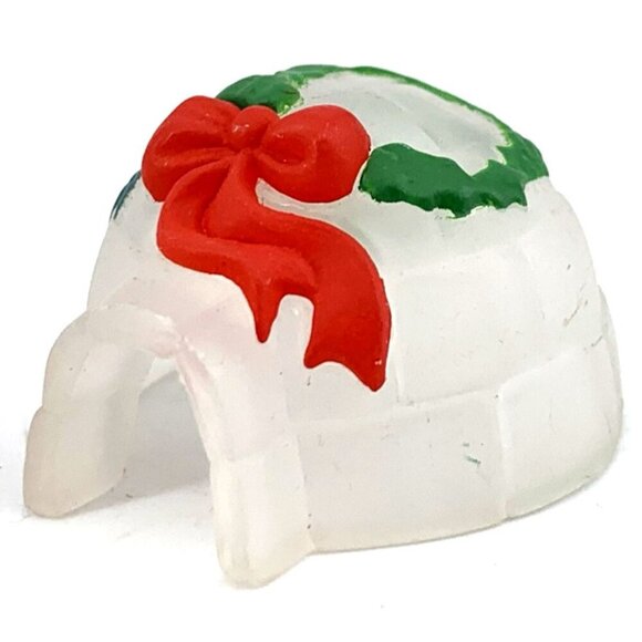 Hallmark Merry Miniatures Christmas Igloo Santa Goldfish Lot of 2 - Picture 3 of 6